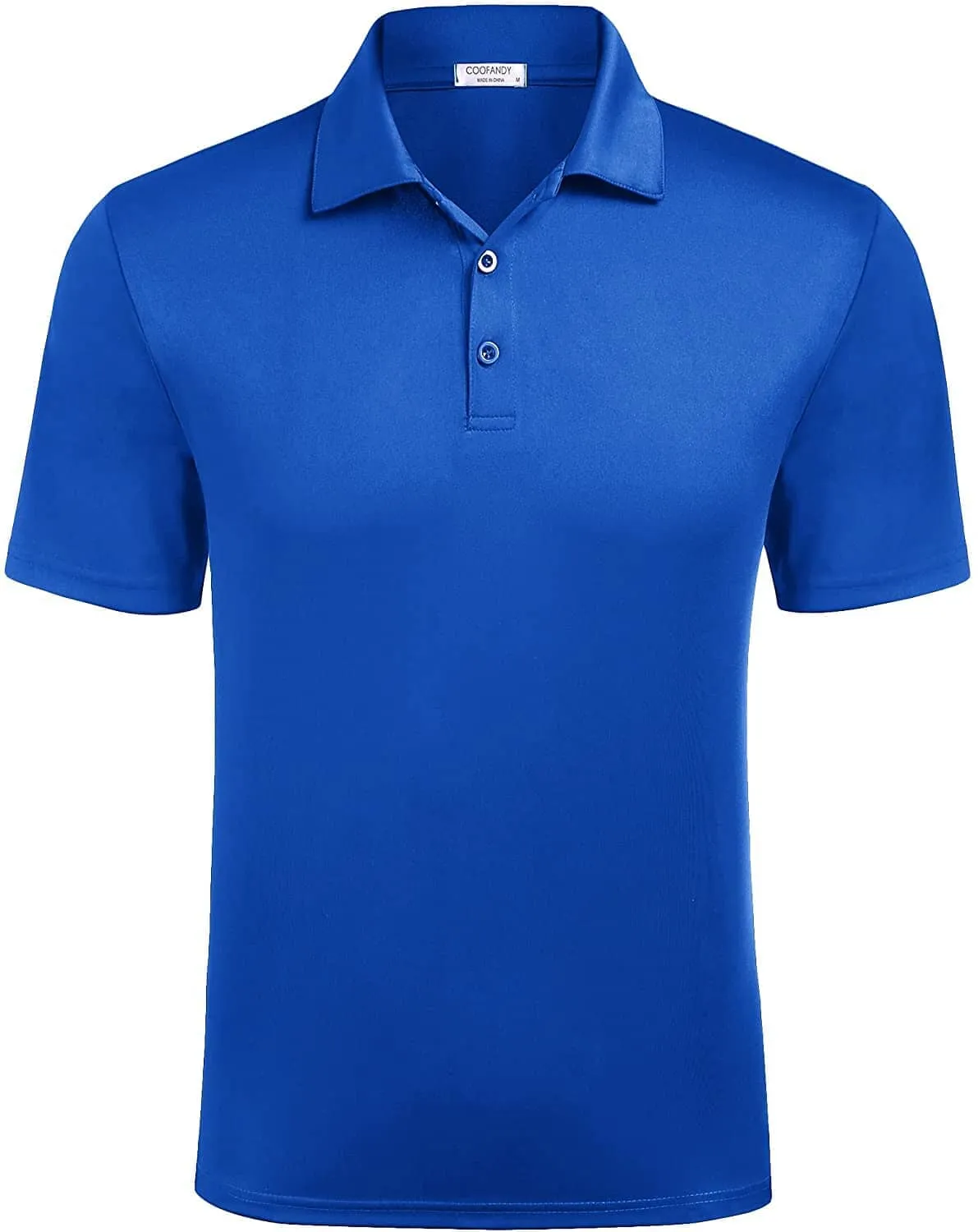Button Closure Polo Shirt (US Only) sold by Coofandy product image thumbnail 4