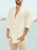 Long Sleeve Linen Style Shirt sold by Coofandy