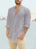Long Sleeve Linen Style Shirt sold by Coofandy