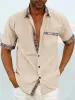 Casual Plaid Collar Linen Style Shirt (US Only) sold by Coofandy
