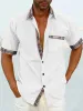Casual Plaid Collar Linen Style Shirt (US Only) sold by Coofandy