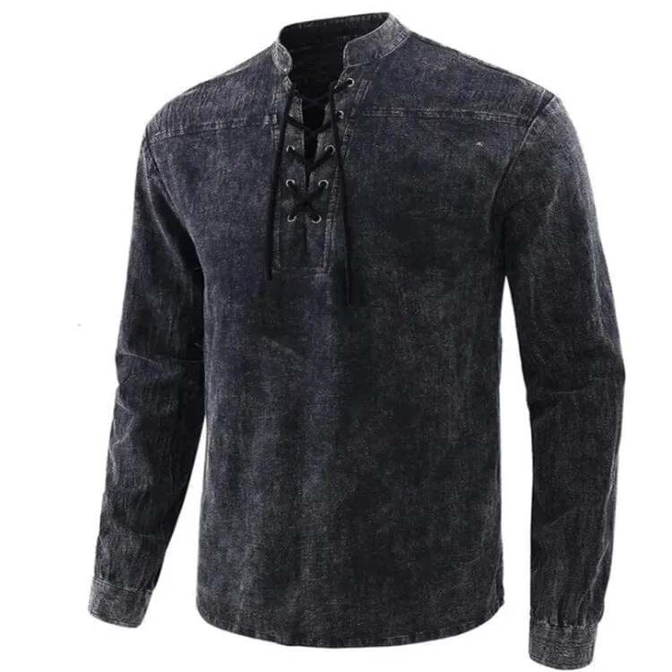 Coofandy V Neck Long Sleeves Shirt sold by Coofandy product image thumbnail 4