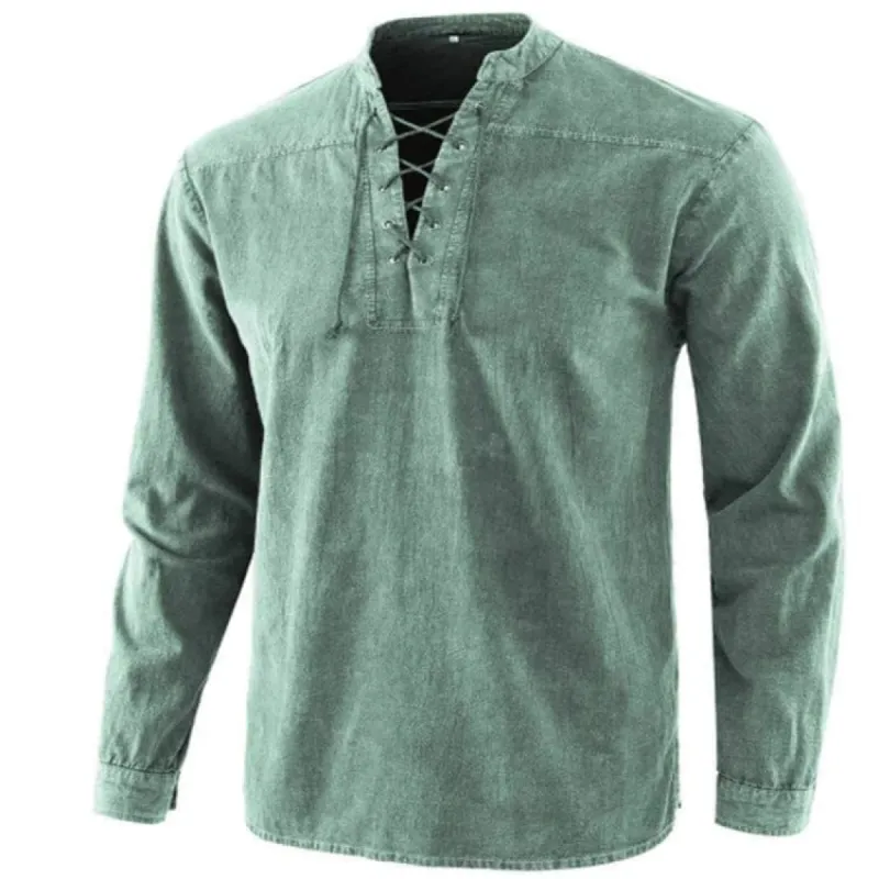Coofandy V Neck Long Sleeves Shirt sold by Coofandy