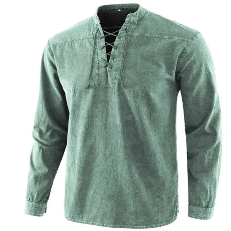 Coofandy V Neck Long Sleeves Shirt sold by Coofandy