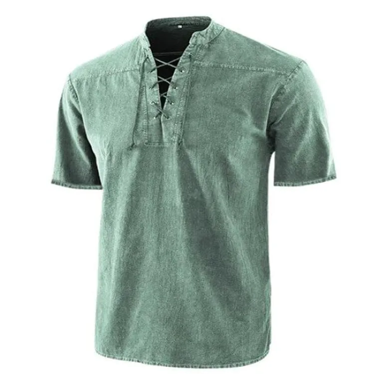 V Neck Short Sleeve Shirt sold by Coofandy