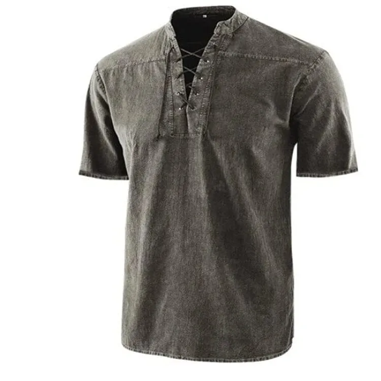 V Neck Short Sleeve Shirt sold by Coofandy product image thumbnail 5