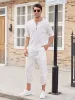 2 Pieces Linen Style Set Outfits (US Only) sold by Coofandy