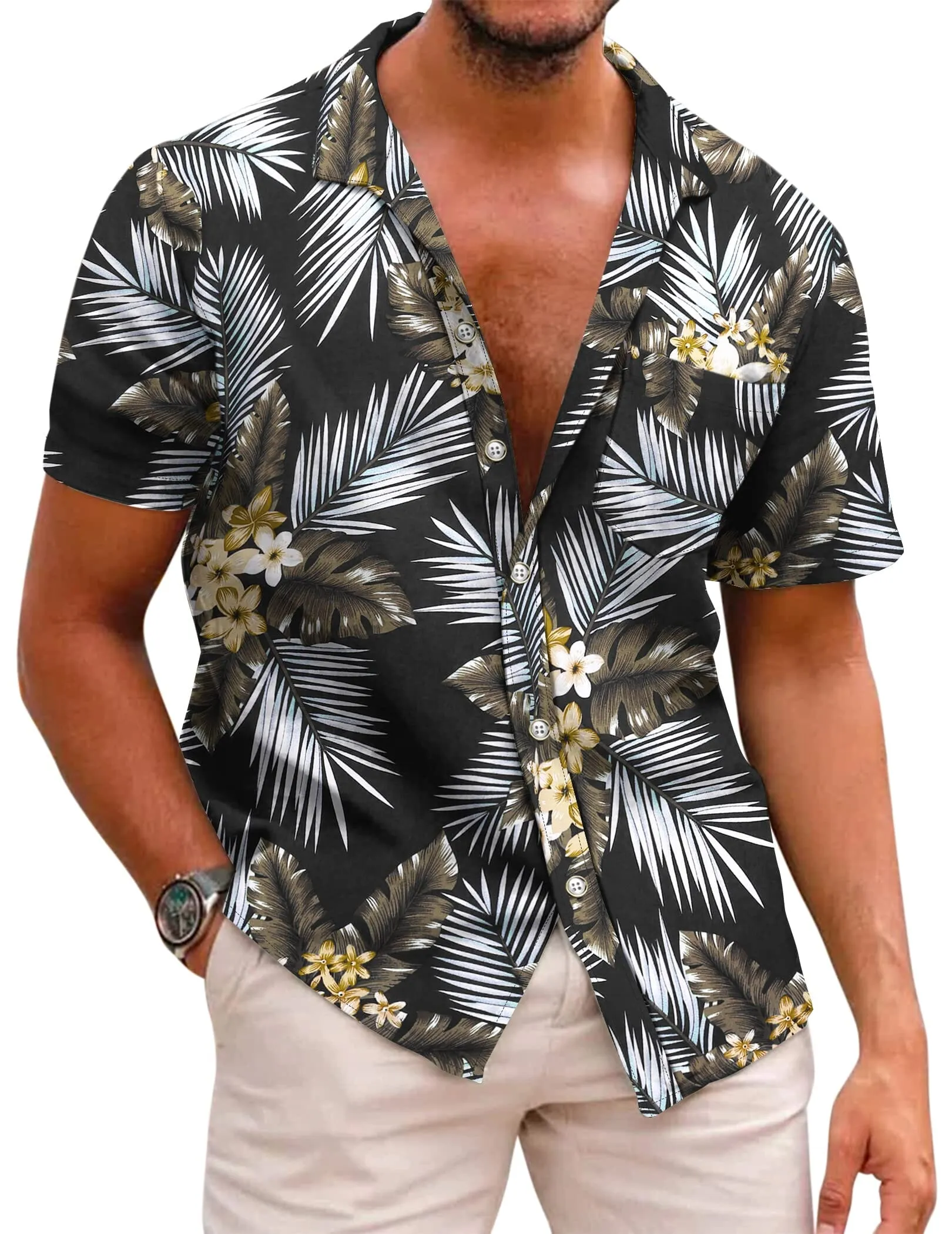 Hawaiian Floral Shirts (US Only) sold by Coofandy product image thumbnail 5