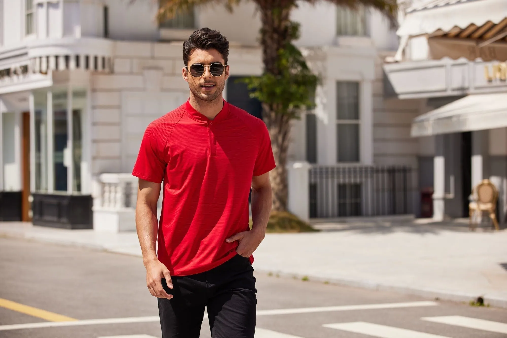 Quick Dry Golf T-Shirts (US Only) sold by Coofandy product image thumbnail 3