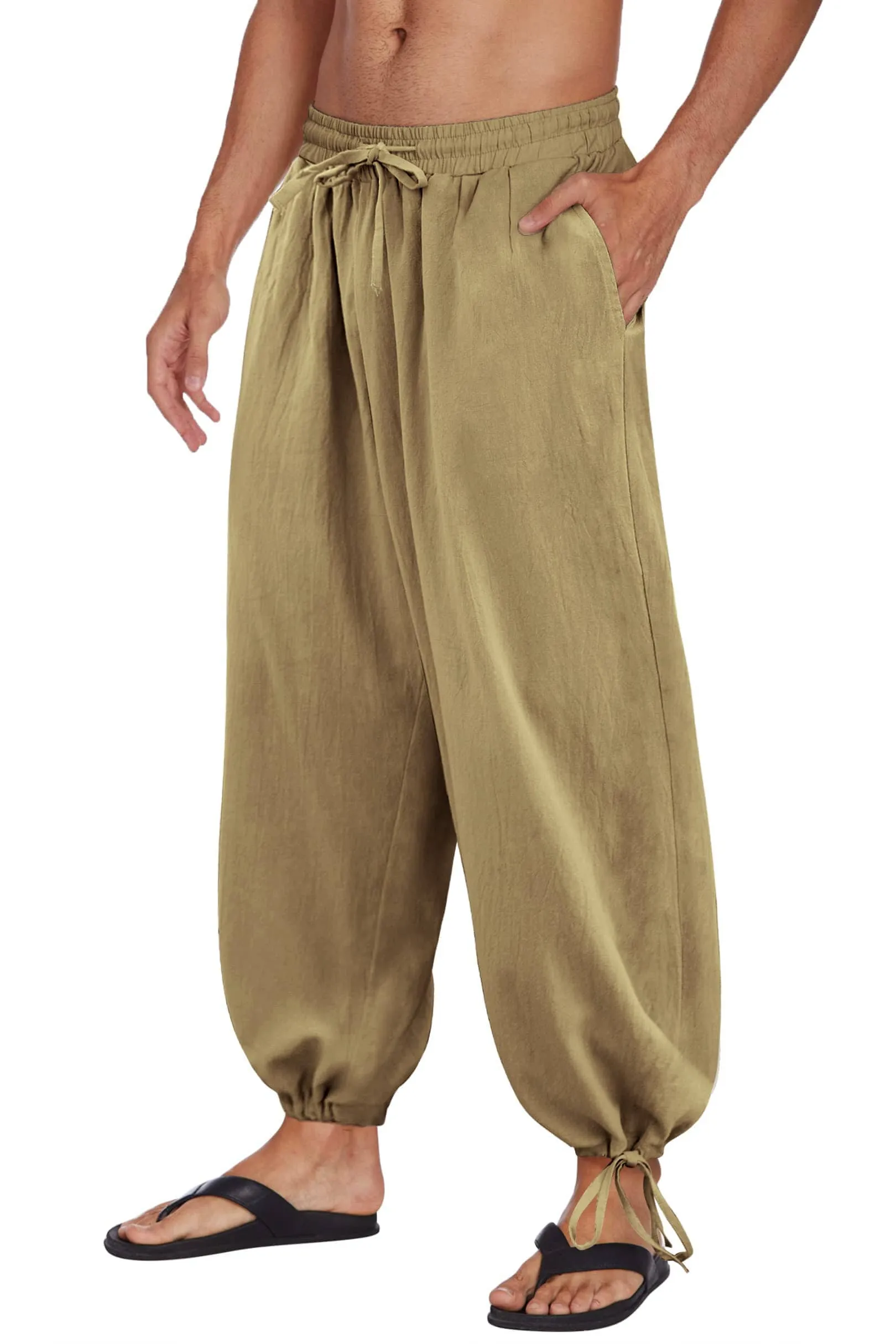 Cotton Linen Style Loose Yoga Pants (US Only) sold by Coofandy
