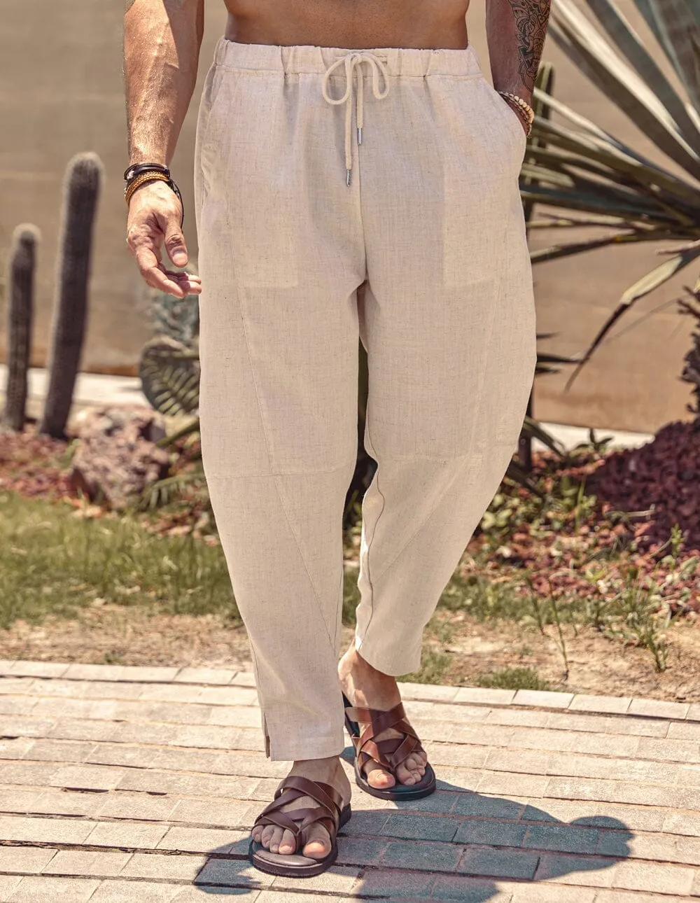 Linen Style Beach Pants (US Only) sold by Coofandy
