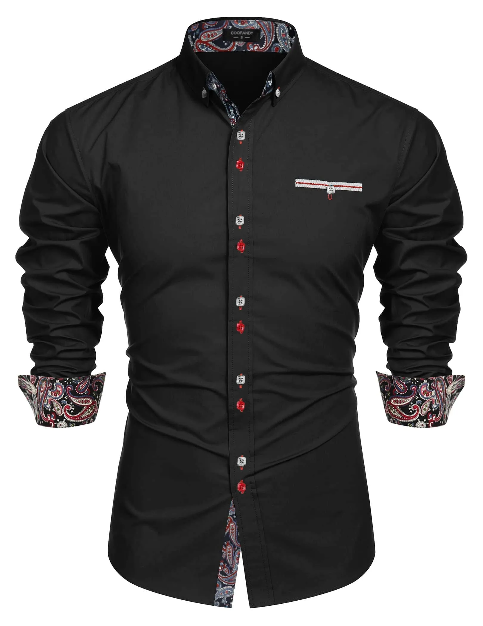 Dress Button Down Shirts (US Only) sold by Coofandy product image thumbnail 5