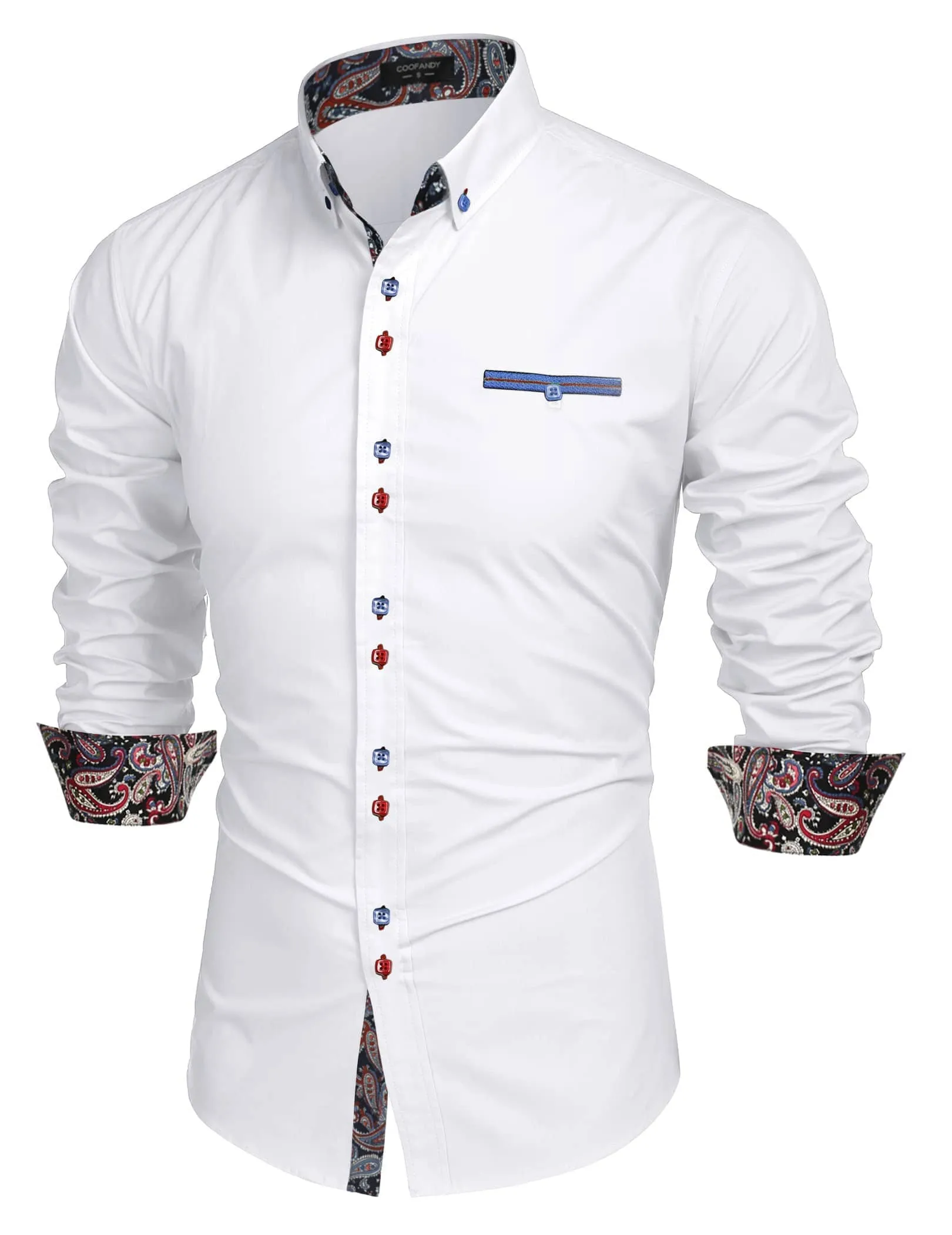 Dress Button Down Shirts (US Only) sold by Coofandy product image thumbnail 2