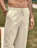 Linen Style Elastic Waist Yoga Pants (US Only) sold by Coofandy