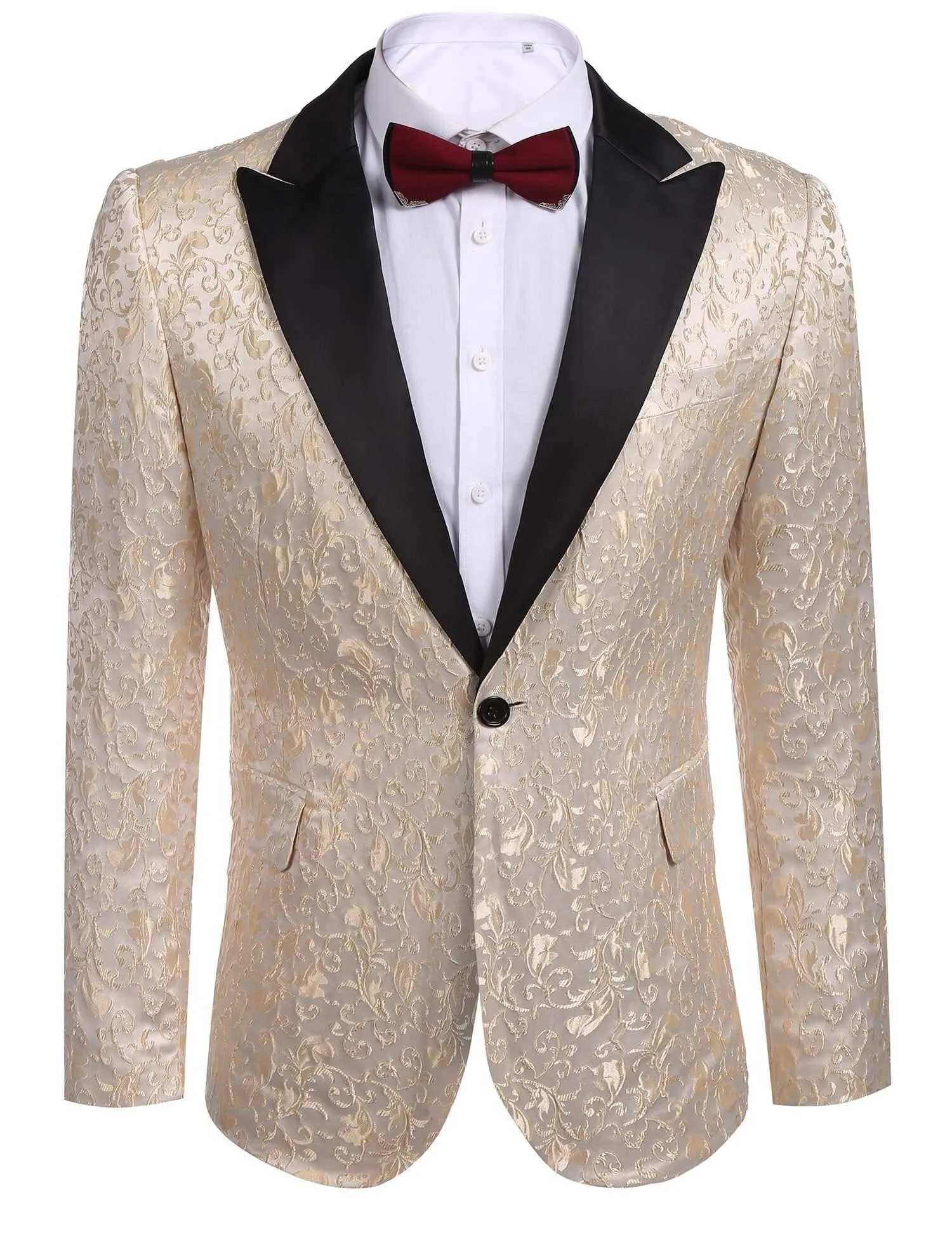 Floral Party Tuxedo (US Only) sold by Coofandy product image thumbnail 3