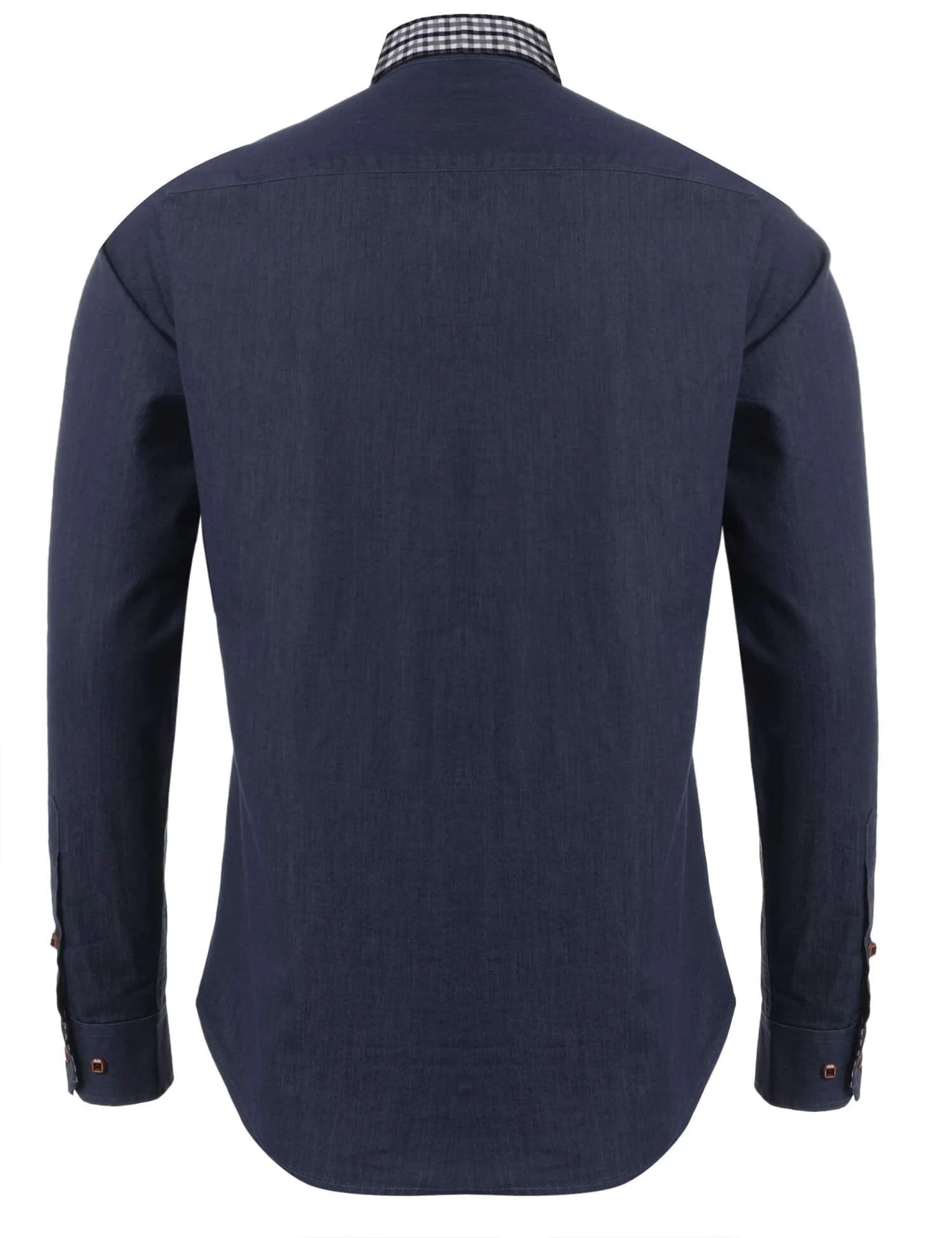 Denim Work Shirt (US Only) sold by Coofandy product image thumbnail 5