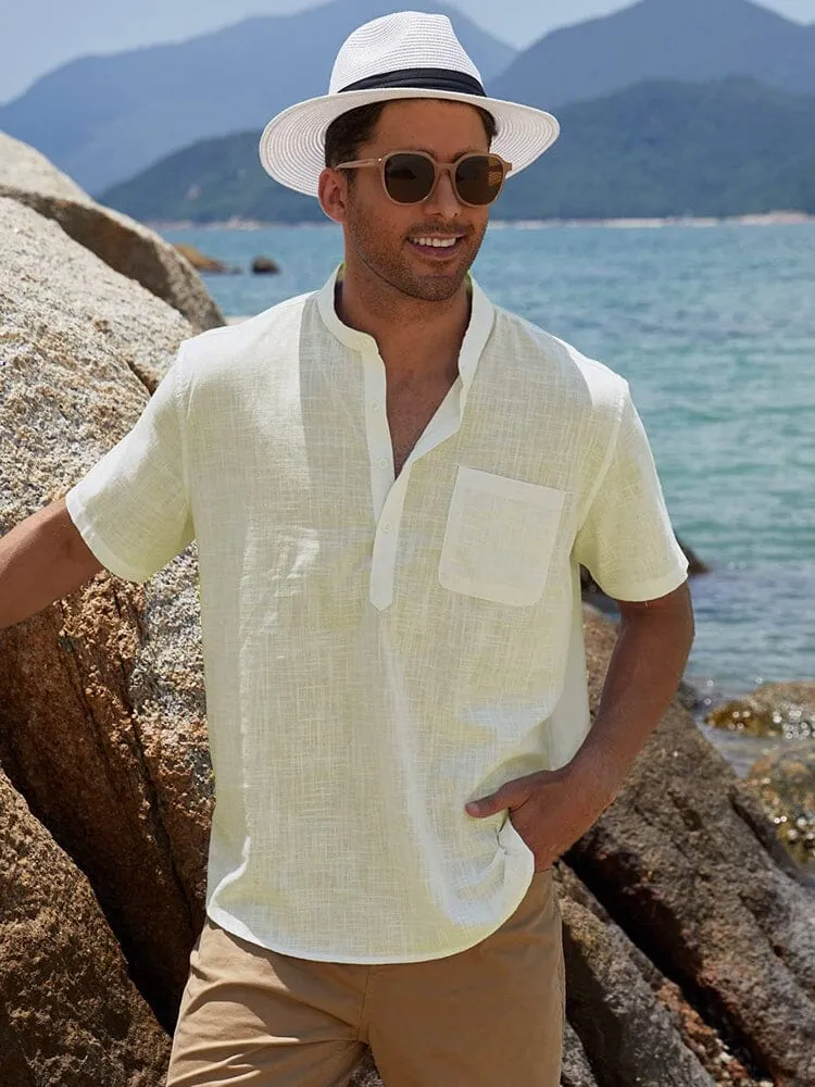 Short Sleeve Casual Beach Shirts (US Only) sold by Coofandy product image thumbnail 3