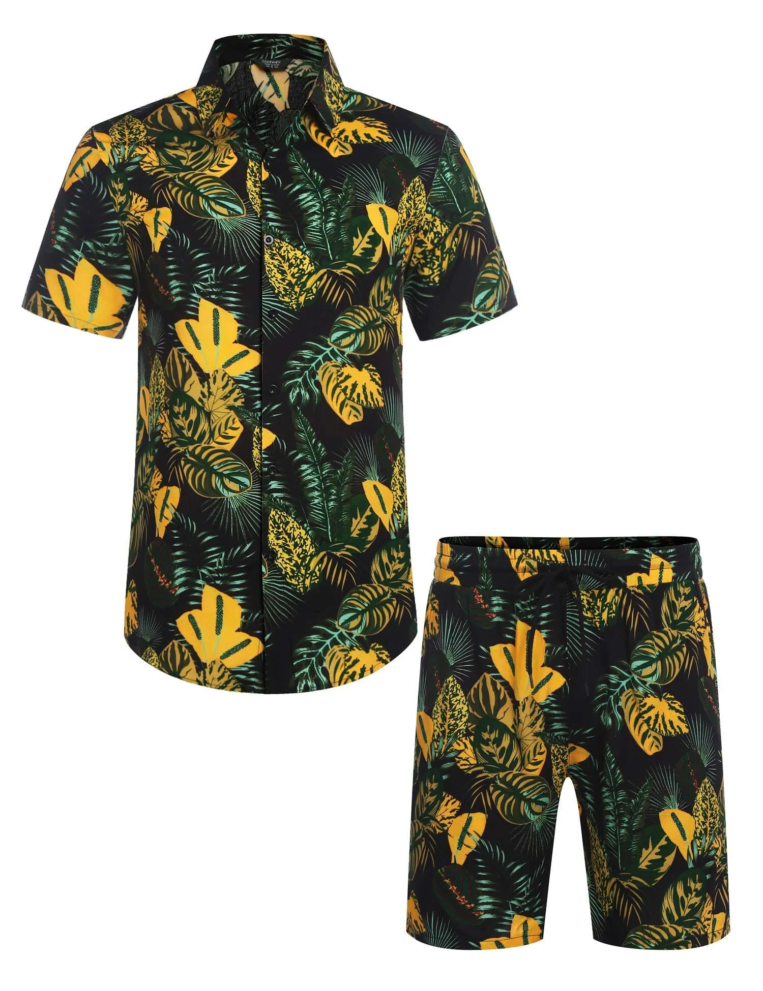 Floral Hawaiian Sets (US Only) sold by Coofandy product image thumbnail 5