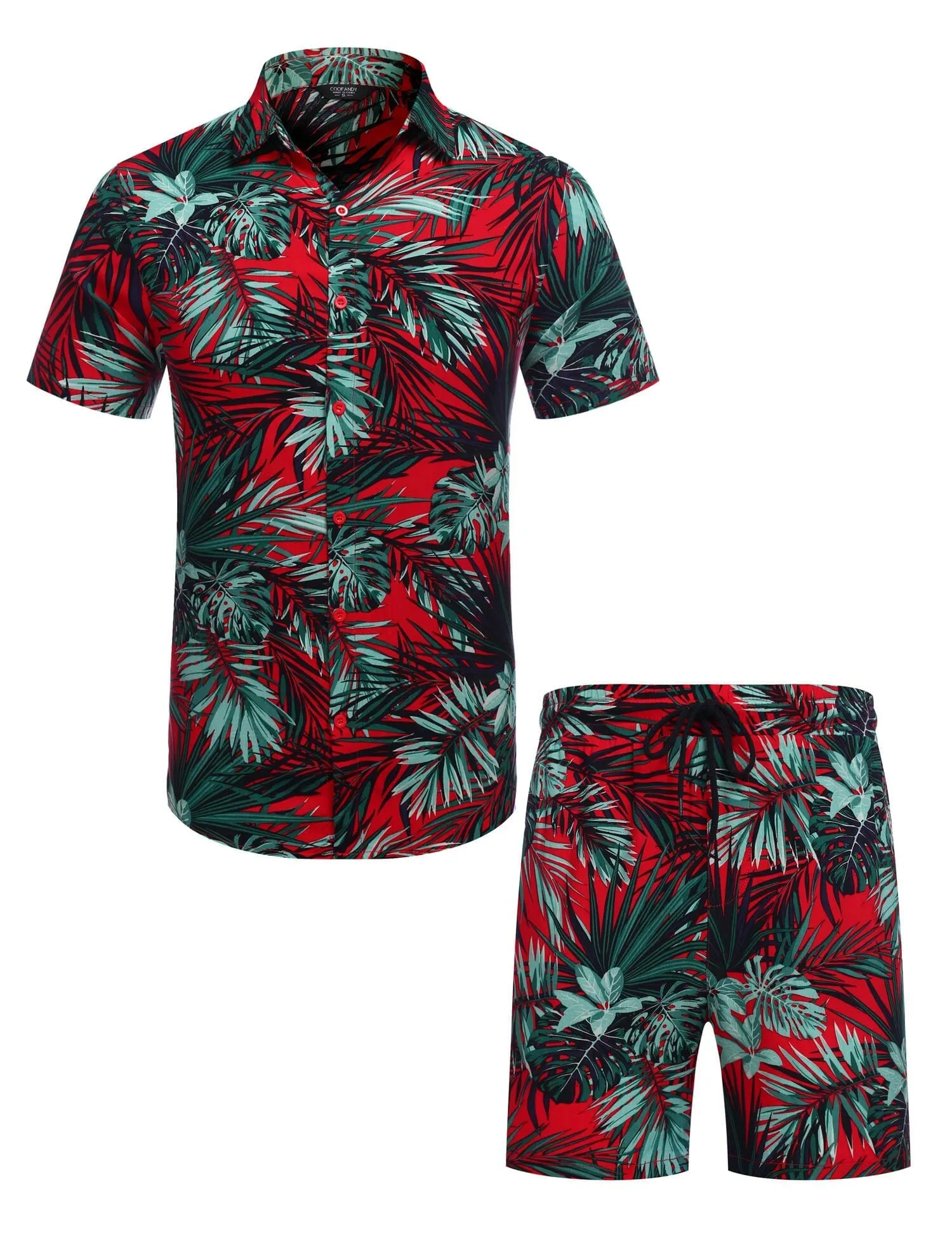 Floral Hawaiian Sets (US Only) sold by Coofandy product image thumbnail 3