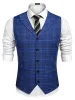 Slim Fit Twill Dress Waistcoat (US Only) sold by Coofandy
