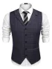Slim Fit Twill Dress Waistcoat (US Only) sold by Coofandy