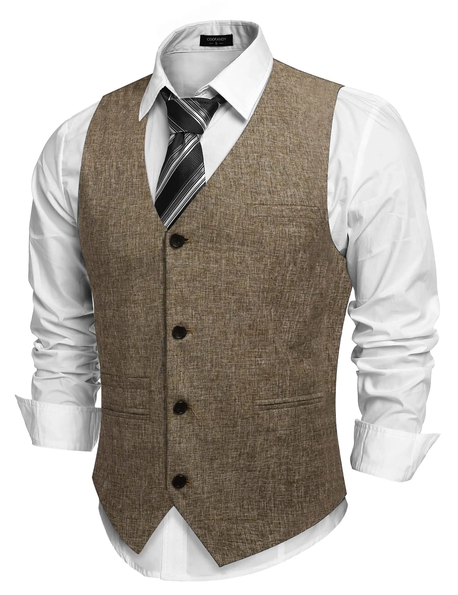 Waistcoat Business Vests (US Only) sold by Coofandy product image thumbnail 3