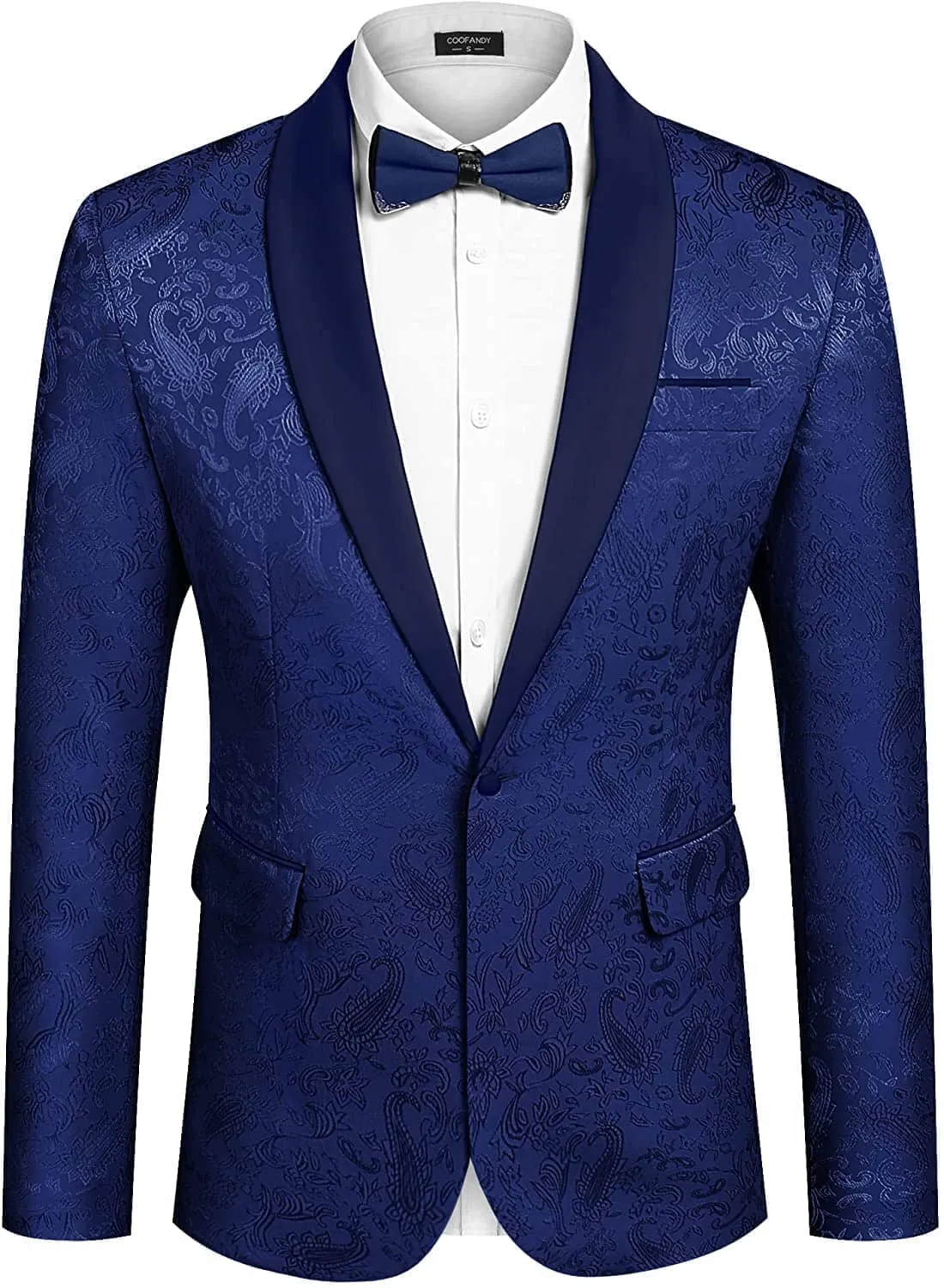 One Button Suit Blazer (US Only) sold by Coofandy