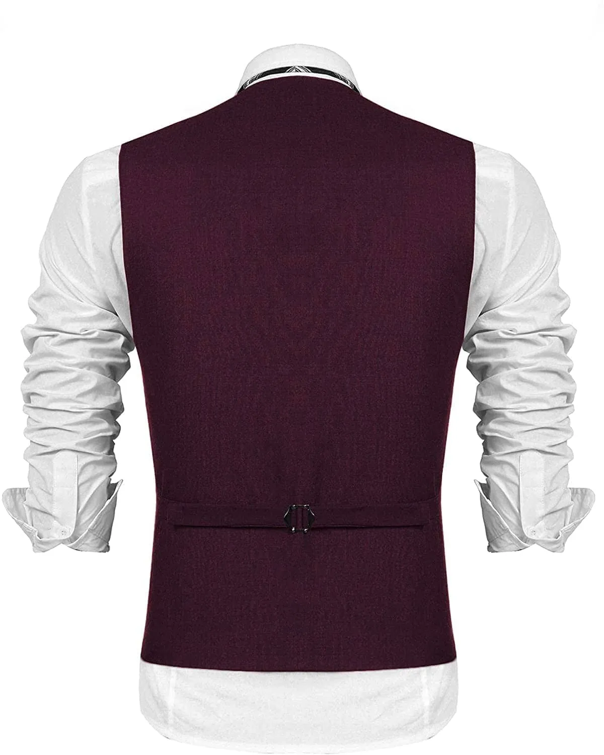 Slim Fit Waistcoat (US Only) sold by Coofandy product image thumbnail 4
