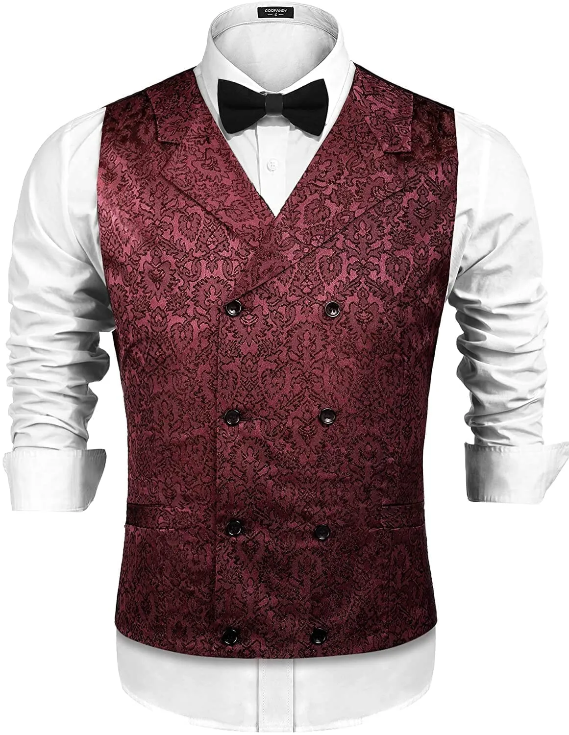 Victorian Floral Vest (US Only) sold by Coofandy product image thumbnail 3