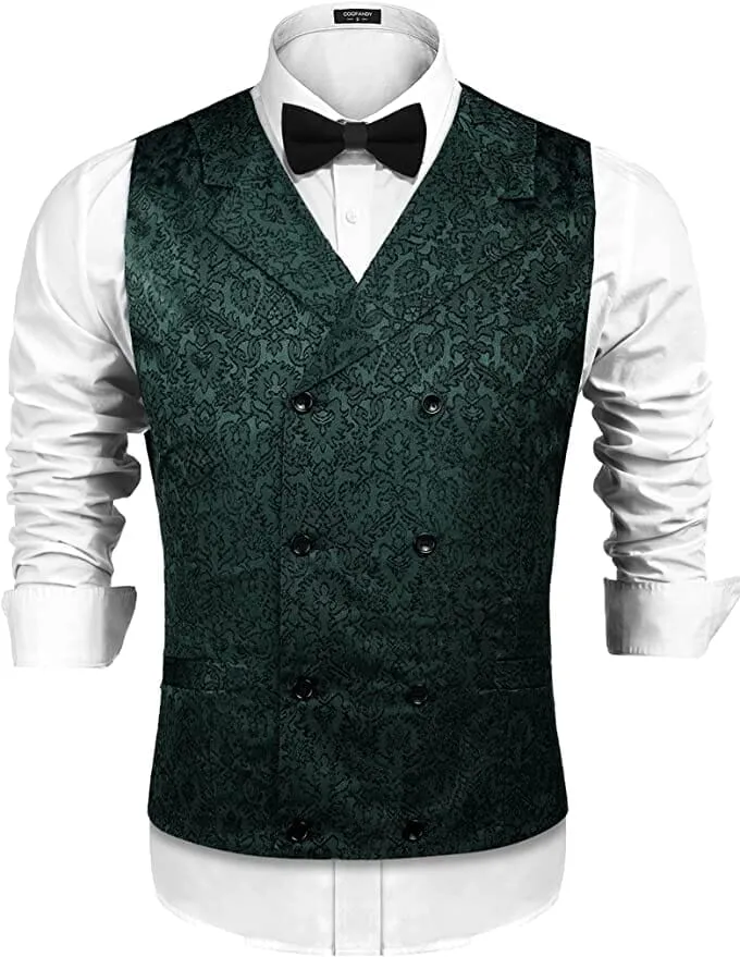 Victorian Floral Vest (US Only) sold by Coofandy product image thumbnail 5