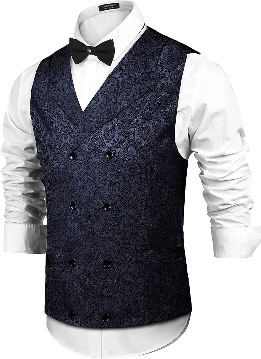 Victorian Floral Vest (US Only) sold by Coofandy product image thumbnail 2