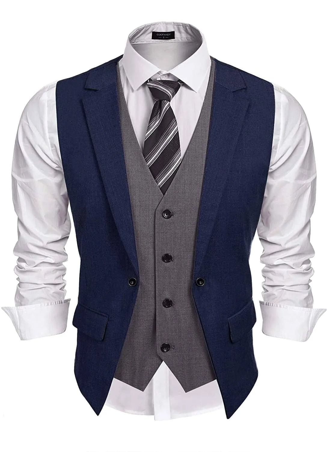 Formal Fashion Vest (US Only) sold by Coofandy product image thumbnail 2