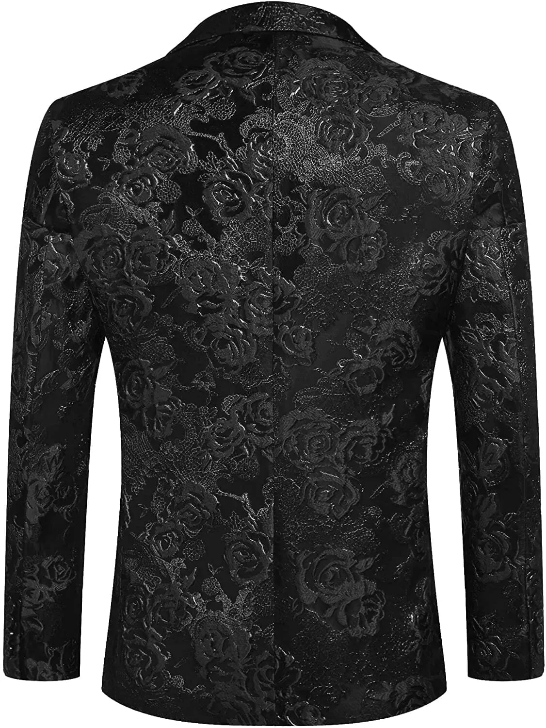 Rose Embroidered Blazer (US Only) sold by Coofandy product image thumbnail 2