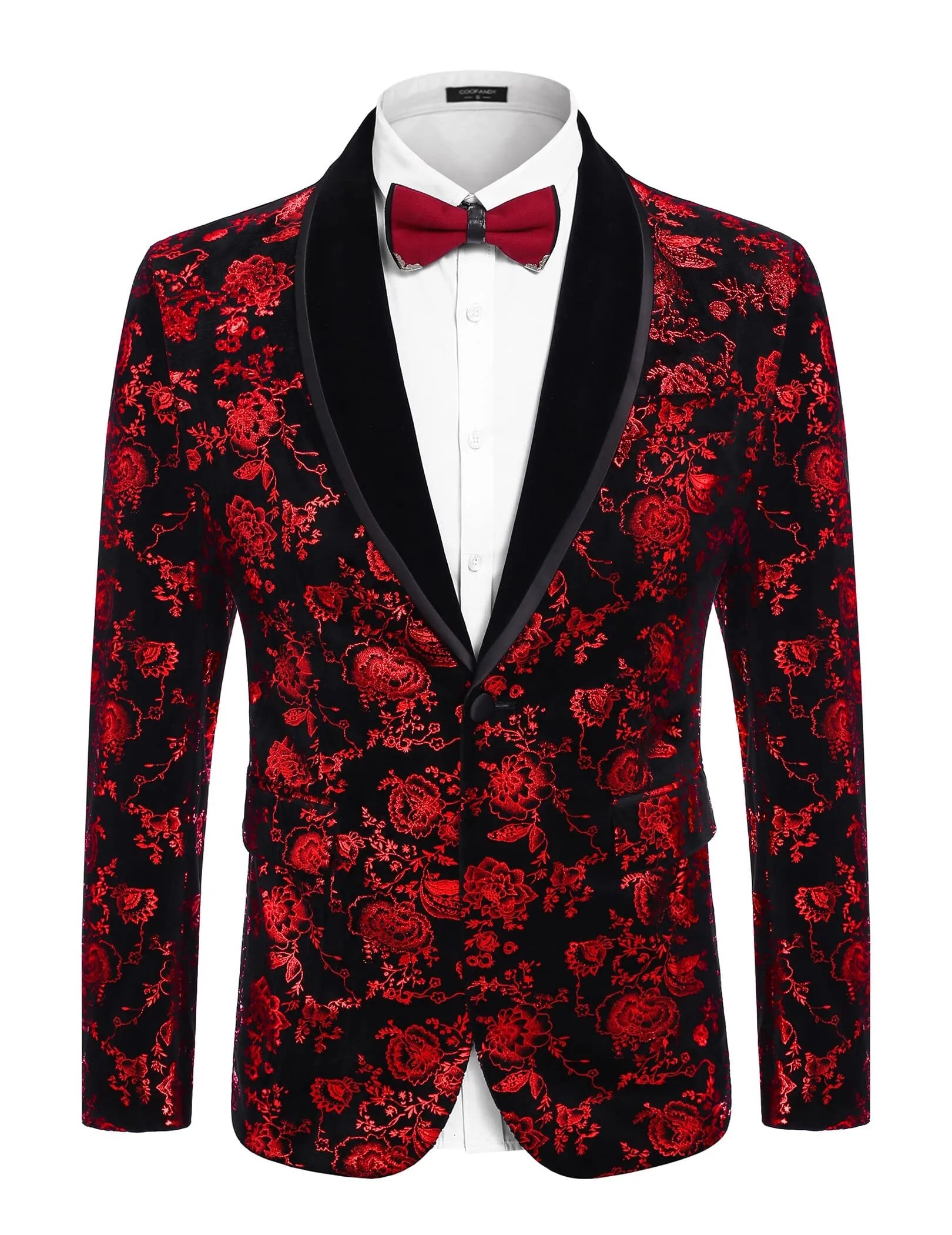 Floral Wedding Blazer (US Only) sold by Coofandy