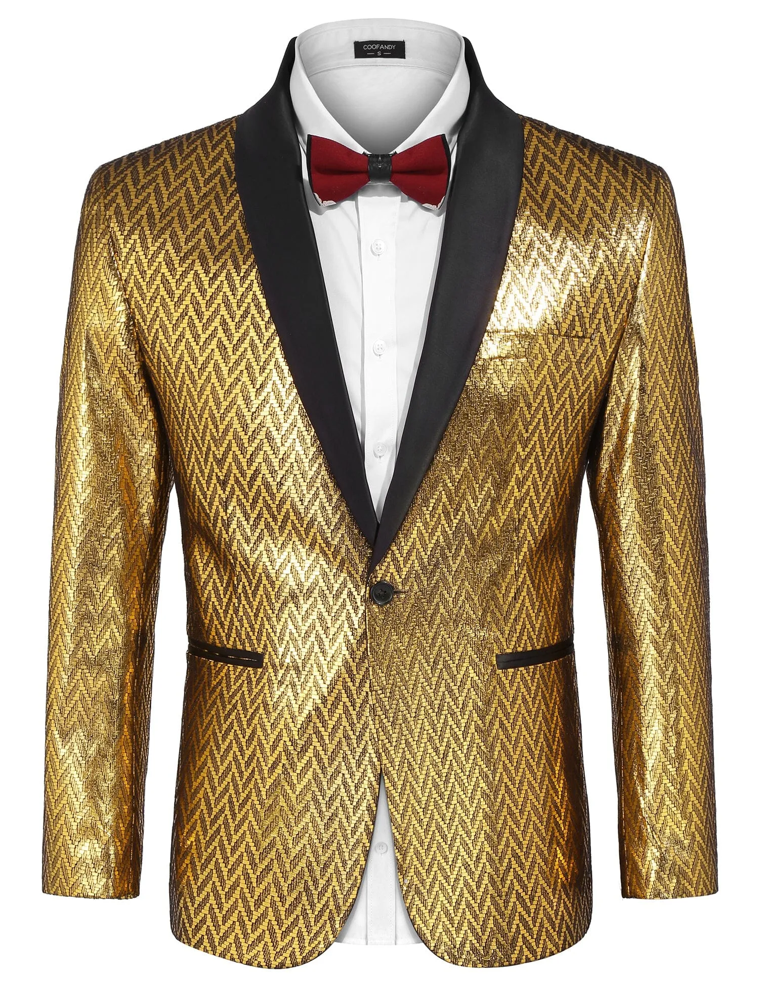 Fashion Suit Jacket (US Only) sold by Coofandy product image thumbnail 2