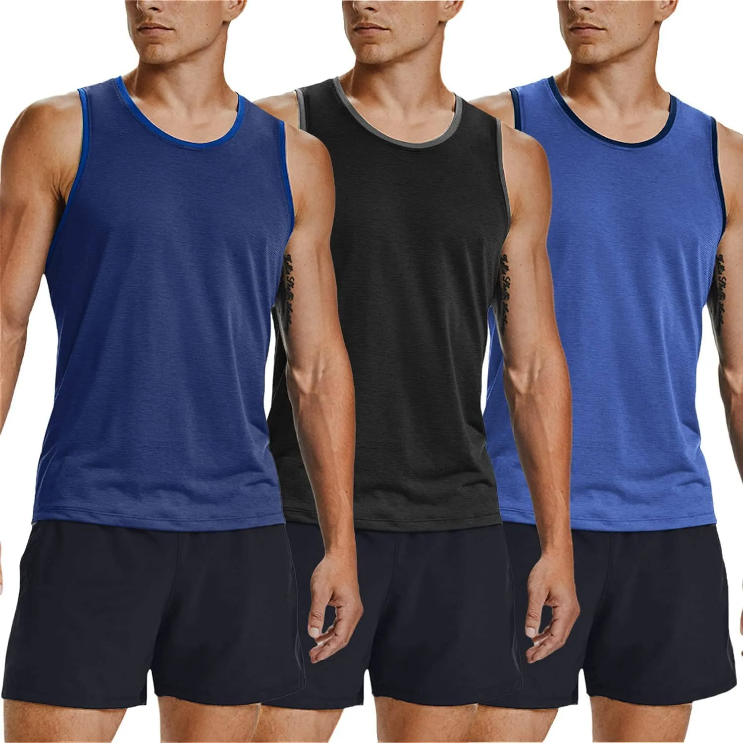 Gym Tank Top 3 Pack Shirts (US Only) sold by Coofandy product image thumbnail 2