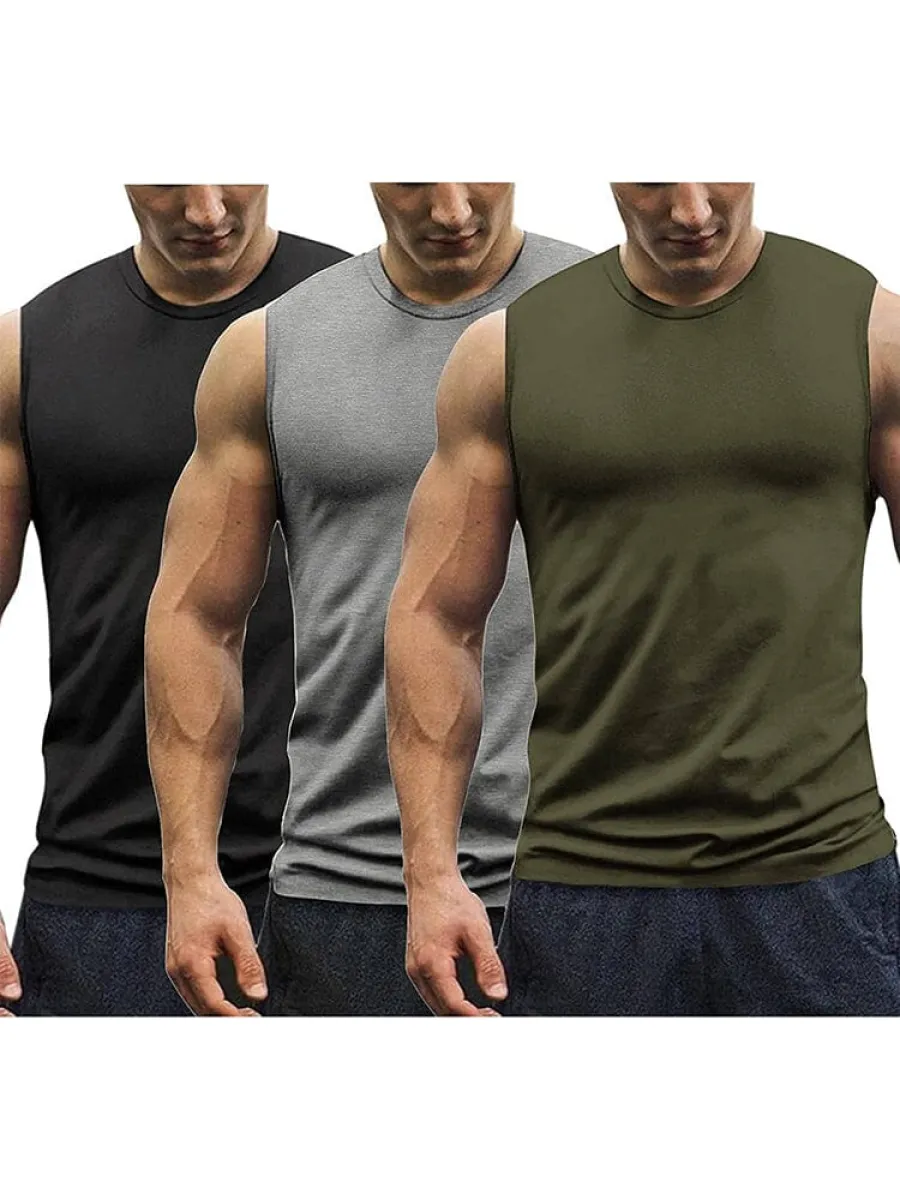 3-Pack Muscle Tank Top (US Only) sold by Coofandy