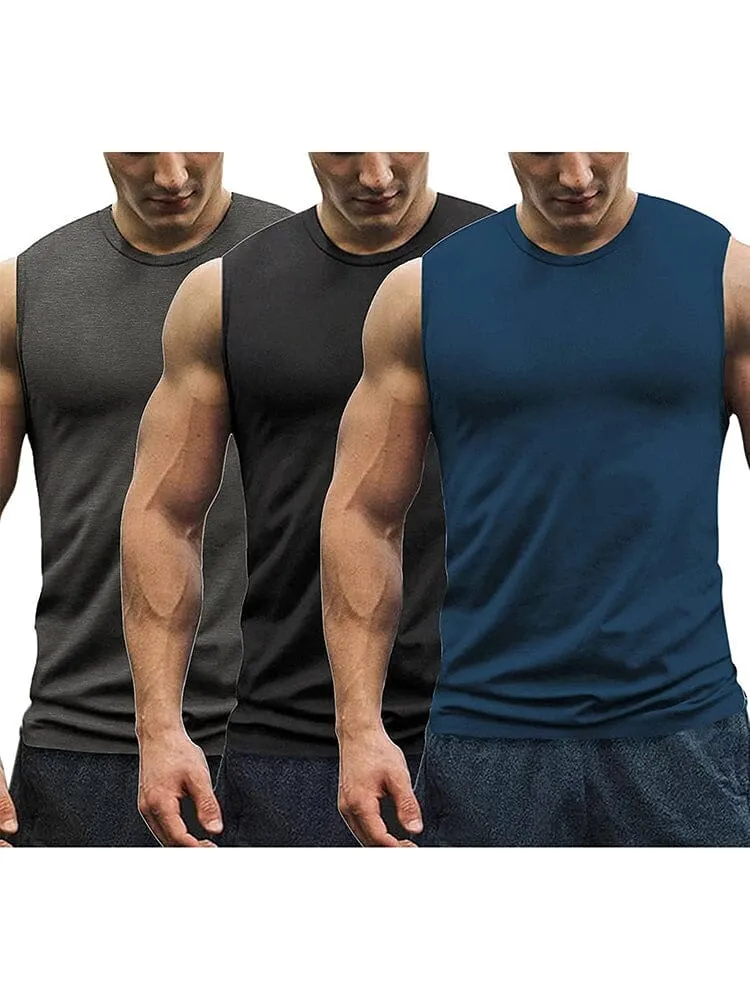3-Pack Muscle Tank Top (US Only) sold by Coofandy product image thumbnail 3