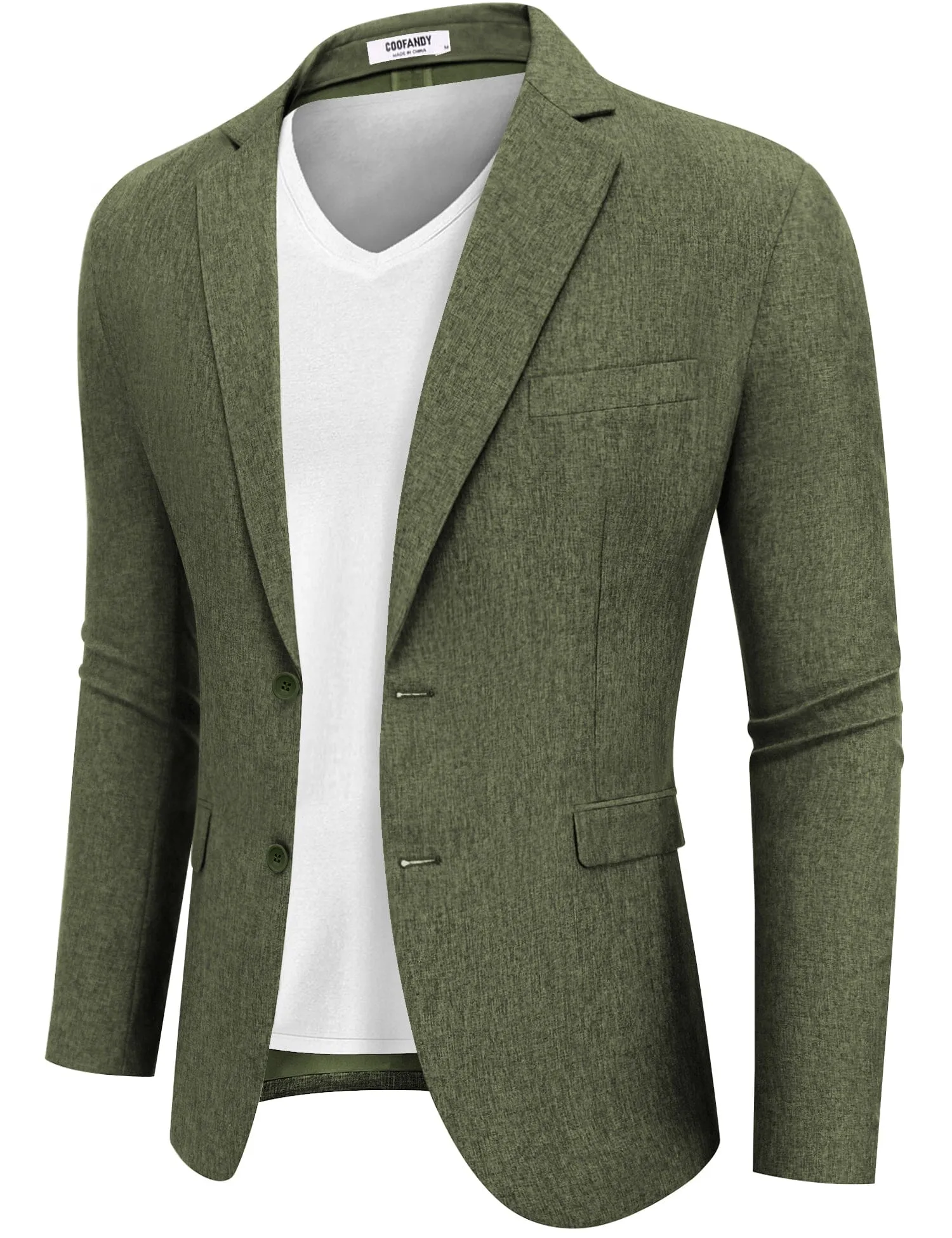 Casual Lightweight Suit Jacket (US Only) sold by Coofandy product image thumbnail 4