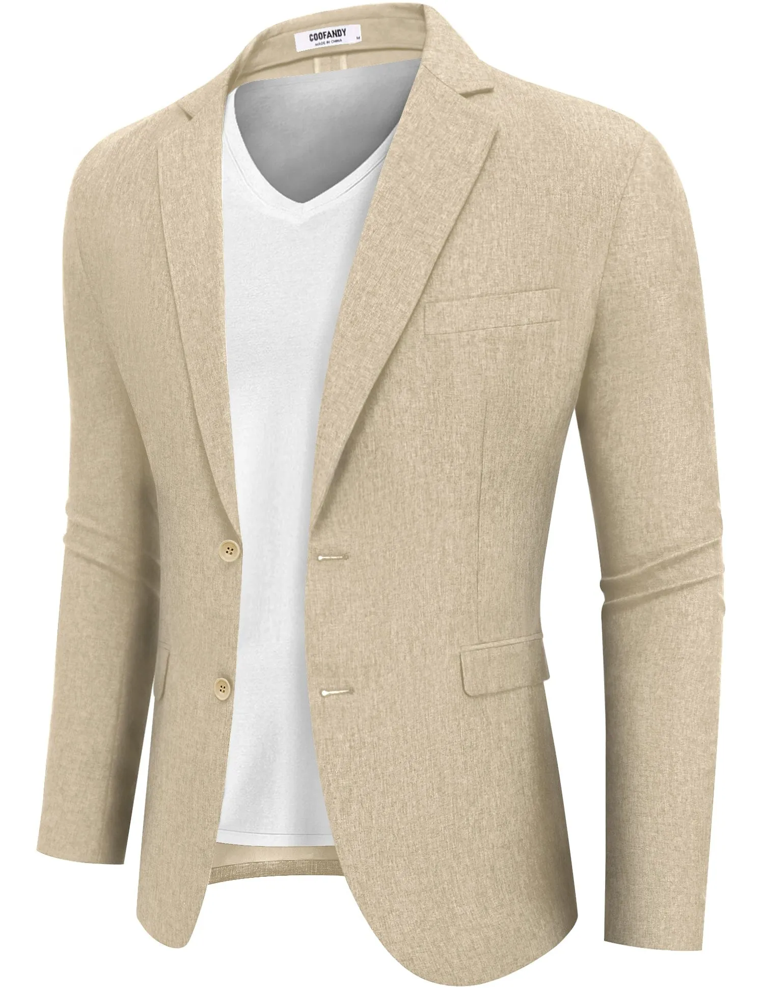 Casual Lightweight Suit Jacket (US Only) sold by Coofandy product image thumbnail 2