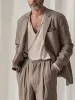 Effortless Cotton Linen Suit Set sold by Coofandy