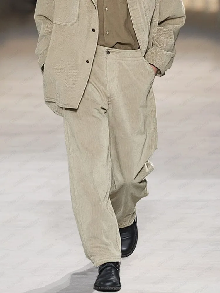 Vintage Relaxed Corduroy Matching Set sold by Coofandy product image thumbnail 4