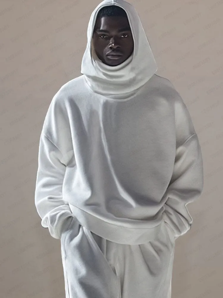 Street Luxe Hoodie Pants Set sold by Coofandy product image thumbnail 3