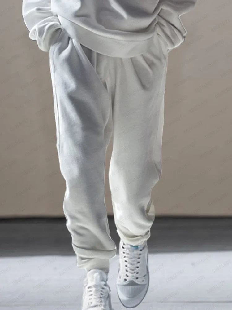 Street Luxe Hoodie Pants Set sold by Coofandy product image thumbnail 4
