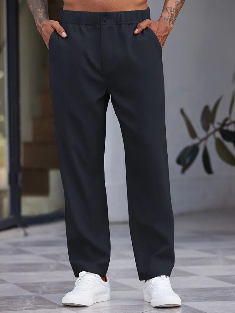 Simple Elastic Waist Slack Pants (US Only) sold by Coofandy