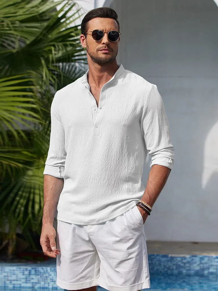 Casual Lightweight Henley Shirt (US Only) sold by Coofandy