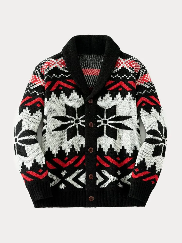 Thick Jacquard Knit Cardigan sold by Coofandy product image thumbnail 2