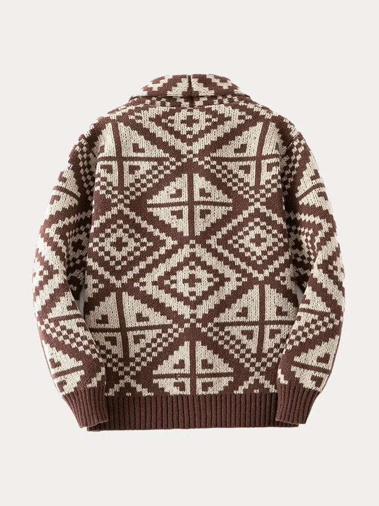 Trendy Shawl Collar Knit Cardigan sold by Coofandy product image thumbnail 3