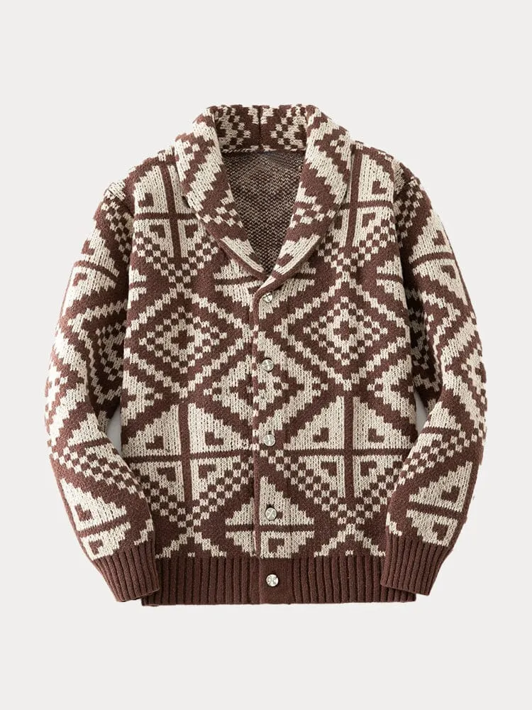 Trendy Shawl Collar Knit Cardigan sold by Coofandy product image thumbnail 2