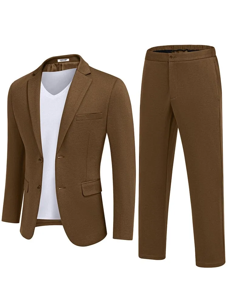 Casual 2-Piece Blazer Set (US Only) sold by Coofandy product image thumbnail 3